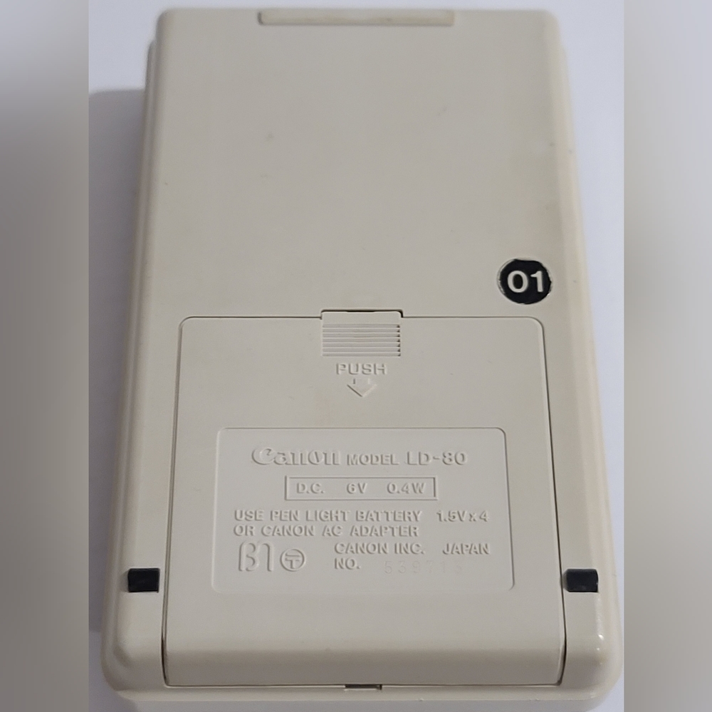 Vintage Canon palmatronic LD-80 calculator - Picture 5 of 7